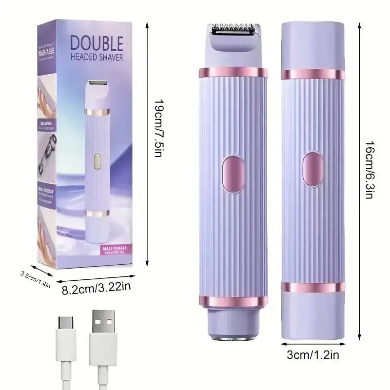 2-in-1 Damenrasierer für Gesicht & Körper