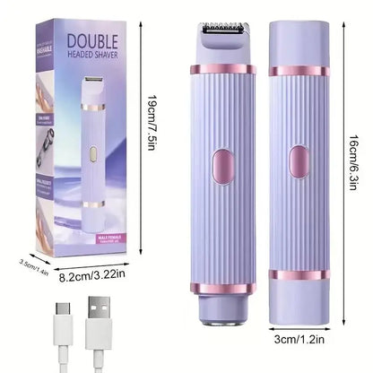 2-in-1 Damenrasierer für Gesicht & Körper